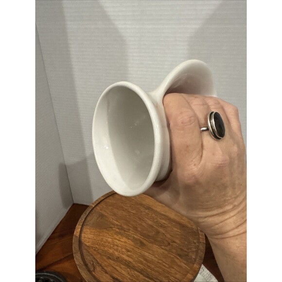 Cozy Cup- Peaceful Mind Grateful Heart 20 oz. Stoneware Nice Hand Hold - Picture 9 of 10